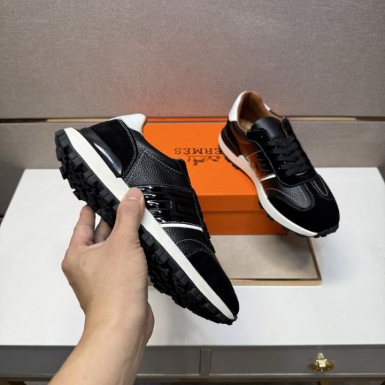2025秋冬新作 HERMES エルメス メンズ スニーカー 日本限定のプレミアムモデル