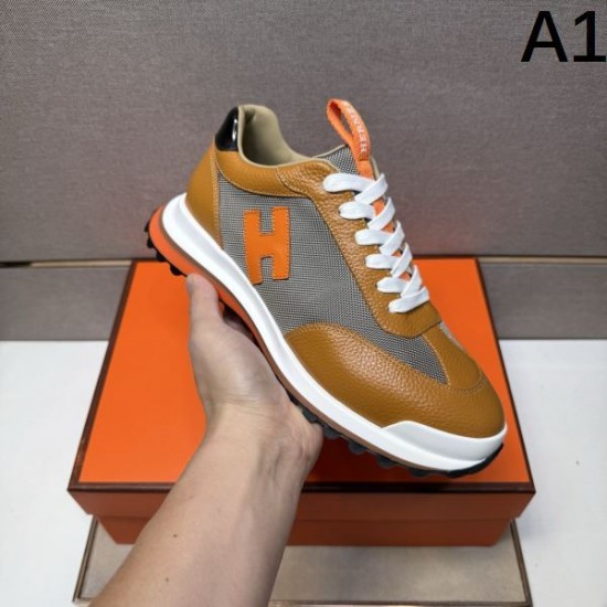 2025秋冬新作 HERMES エルメス メンズ スニーカー 秋冬シーズンに大活躍の一足