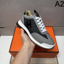 2025秋冬新作 HERMES エルメス メンズ スニーカー 秋冬シーズンに大活躍の一足