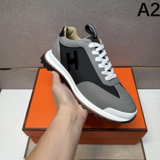 2025秋冬新作 HERMES エルメス メンズ スニーカー 秋冬シーズンに大活躍の一足