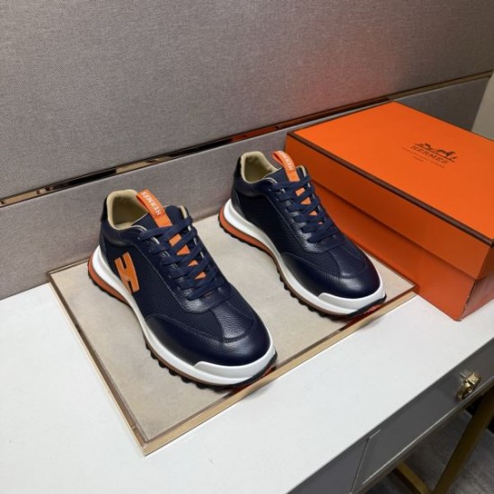 2025秋冬新作 HERMES エルメス メンズ スニーカー 秋冬シーズンに大活躍の一足