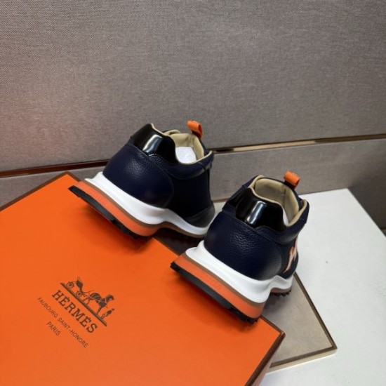 2025秋冬新作 HERMES エルメス メンズ スニーカー 秋冬シーズンに大活躍の一足