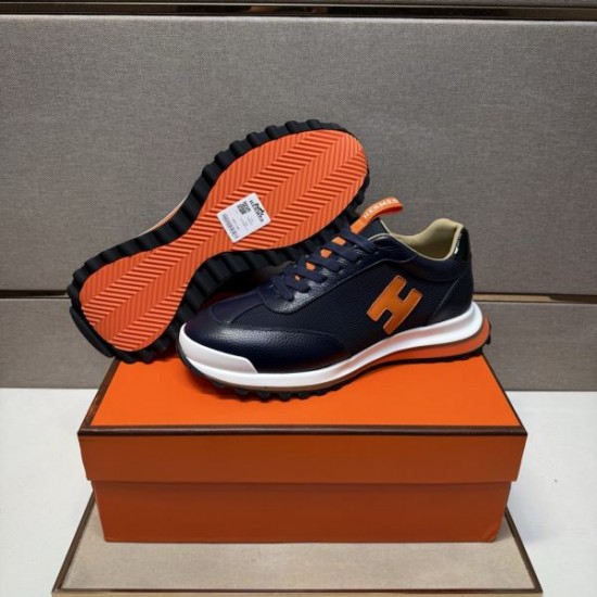 2025秋冬新作 HERMES エルメス メンズ スニーカー 秋冬シーズンに大活躍の一足