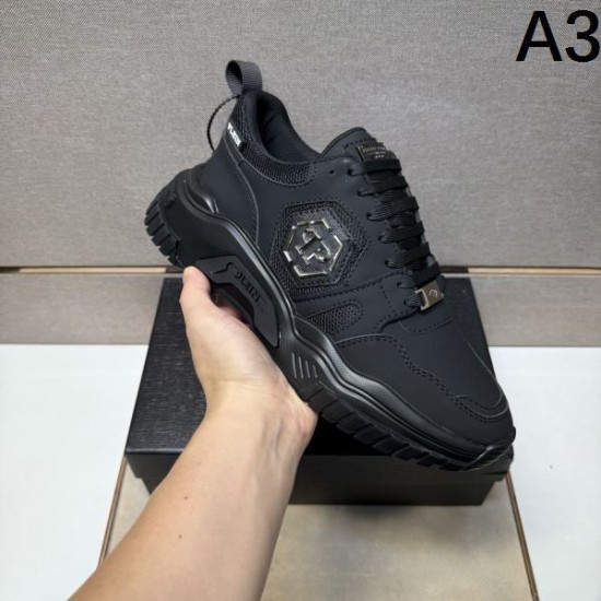 2025秋冬新作 PHILIPP PLEIN フィリッププレイン メンズ スニーカー 圧倒的支持を誇る人気モデル