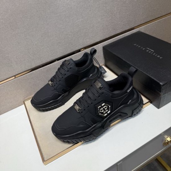 2025秋冬新作 PHILIPP PLEIN フィリッププレイン メンズ スニーカー 圧倒的支持を誇る人気モデル