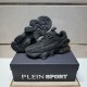 2025秋冬新作 PHILIPP PLEIN フィリッププレイン メンズ スニーカー 大人の魅力漂う上品な質感