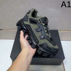 2025秋冬新作 PRADA プラダ メンズ スニーカー 最新デザイン 一目惚れ必至の一足