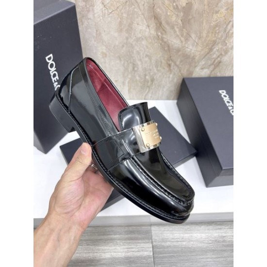 2025秋冬新作 DOLCE＆GABBANA ドルチェ＆ガッバーナ メンズ用 ビジネスシューズ 洗練された大人スタイル