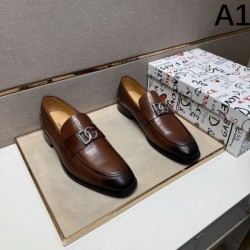 2025秋冬新作 DOLCE＆GABBANA ドルチェ＆ガッバーナ メンズ用 ビジネスシューズ セレブ愛用の高級感