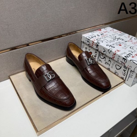 2025秋冬新作 DOLCE＆GABBANA ドルチェ＆ガッバーナ メンズ用 ビジネスシューズ セレブ愛用の高級感