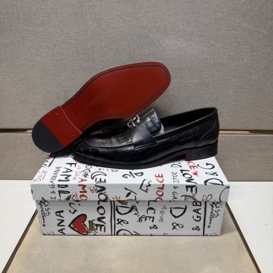 2025秋冬新作 DOLCE＆GABBANA ドルチェ＆ガッバーナ メンズ用 ビジネスシューズ セレブ愛用の高級感