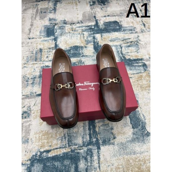 2025秋冬新作 FERRAGAMO サルヴァトーレ フェラガモ メンズ用 ビジネスシューズ 高評価続出の新作