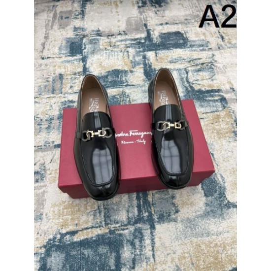 2025秋冬新作 FERRAGAMO サルヴァトーレ フェラガモ メンズ用 ビジネスシューズ 高評価続出の新作