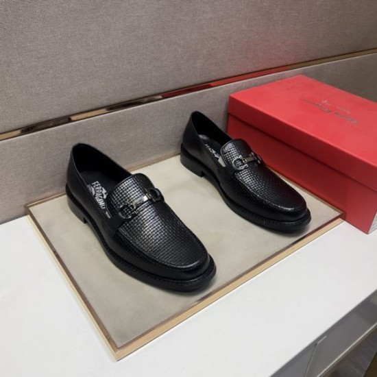 2025秋冬新作 FERRAGAMO サルヴァトーレ フェラガモ メンズ用 ビジネスシューズ セールで手に入る高級靴