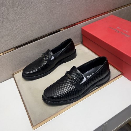 2025秋冬新作 FERRAGAMO サルヴァトーレ フェラガモ メンズ用 ビジネスシューズ セールで手に入る高級靴