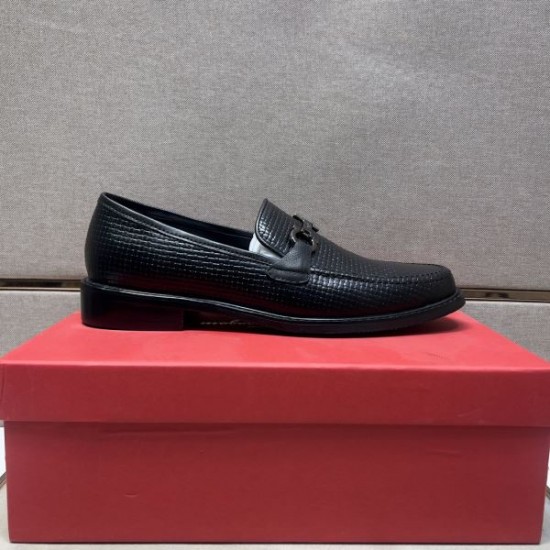2025秋冬新作 FERRAGAMO サルヴァトーレ フェラガモ メンズ用 ビジネスシューズ セールで手に入る高級靴
