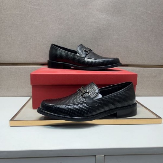 2025秋冬新作 FERRAGAMO サルヴァトーレ フェラガモ メンズ用 ビジネスシューズ セールで手に入る高級靴