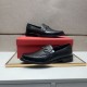 2025秋冬新作 FERRAGAMO サルヴァトーレ フェラガモ メンズ用 ビジネスシューズ セールで手に入る高級靴