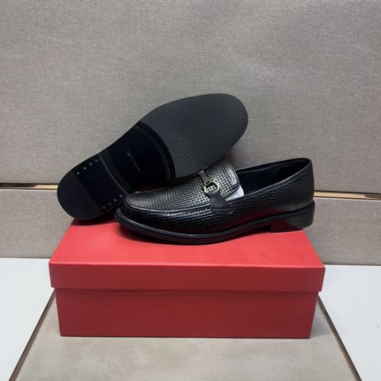 2025秋冬新作 FERRAGAMO サルヴァトーレ フェラガモ メンズ用 ビジネスシューズ セールで手に入る高級靴