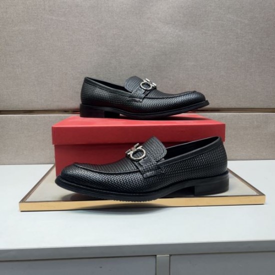 2025秋冬新作 FERRAGAMO サルヴァトーレ フェラガモ メンズ用 ビジネスシューズ 人気No.1ギフトアイテム