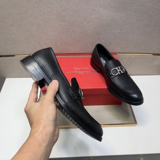 2025秋冬新作 FERRAGAMO サルヴァトーレ フェラガモ メンズ用 ビジネスシューズ 人気No.1ギフトアイテム