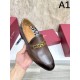 2025秋冬新作 FERRAGAMO サルヴァトーレ フェラガモ メンズ用 ビジネスシューズ 大人の魅力を引き立てる逸品