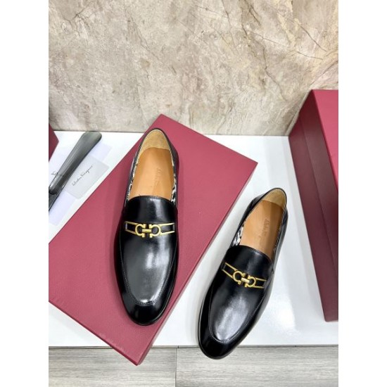 2025秋冬新作 FERRAGAMO サルヴァトーレ フェラガモ メンズ用 ビジネスシューズ 大人の魅力を引き立てる逸品