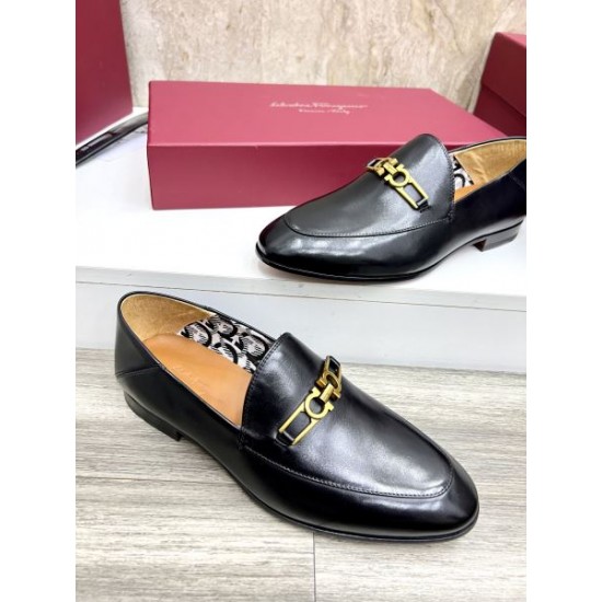 2025秋冬新作 FERRAGAMO サルヴァトーレ フェラガモ メンズ用 ビジネスシューズ 大人の魅力を引き立てる逸品