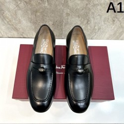 2025秋冬新作 FERRAGAMO サルヴァトーレ フェラガモ メンズ用 ビジネスシューズ 希少な新作限定モデル