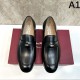 2025秋冬新作 FERRAGAMO サルヴァトーレ フェラガモ メンズ用 ビジネスシューズ 希少な新作限定モデル