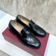 2025秋冬新作 FERRAGAMO サルヴァトーレ フェラガモ メンズ用 ビジネスシューズ 希少な新作限定モデル