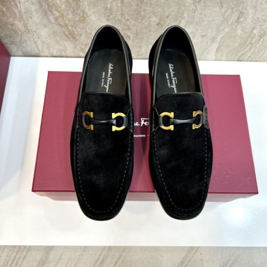 2025秋冬新作 FERRAGAMO サルヴァトーレ フェラガモ メンズ用 ビジネスシューズ 一目惚れ間違いなしの新作