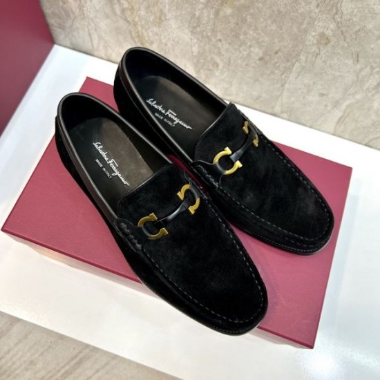 2025秋冬新作 FERRAGAMO サルヴァトーレ フェラガモ メンズ用 ビジネスシューズ 一目惚れ間違いなしの新作