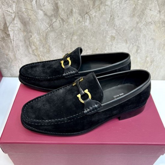 2025秋冬新作 FERRAGAMO サルヴァトーレ フェラガモ メンズ用 ビジネスシューズ 一目惚れ間違いなしの新作