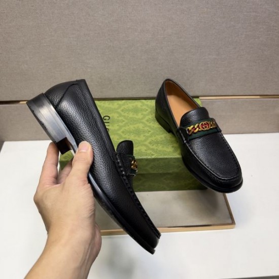 2025秋冬新作 GUCCI グッチ メンズ用 ビジネスシューズ ラストチャンス特価