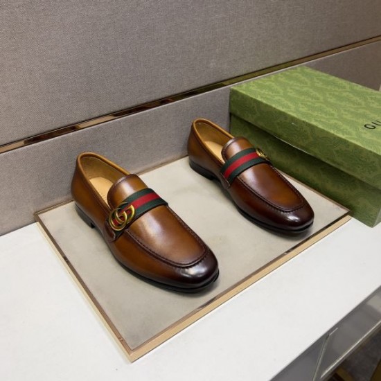 2025秋冬新作 GUCCI グッチ メンズ用 ビジネスシューズ コーデ自在の万能アイテム