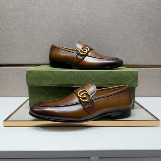 2025秋冬新作 GUCCI グッチ メンズ用 ビジネスシューズ コーデ自在の万能アイテム