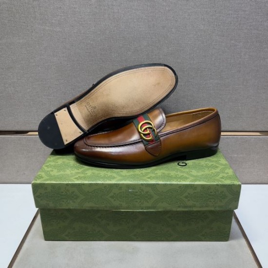 2025秋冬新作 GUCCI グッチ メンズ用 ビジネスシューズ コーデ自在の万能アイテム