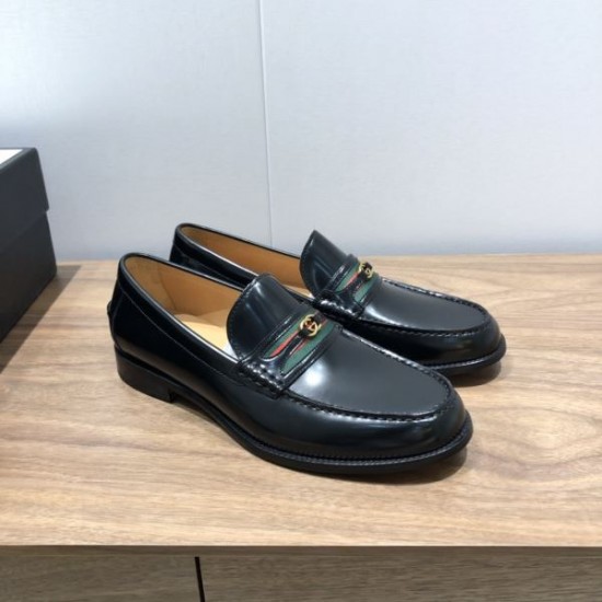 2025秋冬新作 GUCCI グッチ メンズ用 ビジネスシューズ 上品さ漂う洗練デザイン