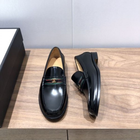 2025秋冬新作 GUCCI グッチ メンズ用 ビジネスシューズ 上品さ漂う洗練デザイン
