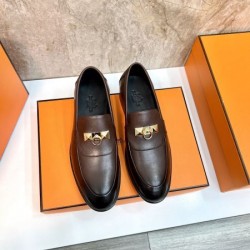 2025秋冬新作 HERMES エルメス メンズ用 ビジネスシューズ これぞ大人の必須アイテム