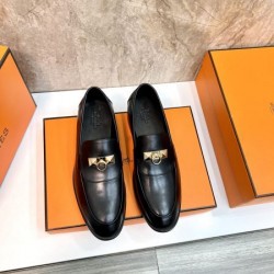 2025秋冬新作 HERMES エルメス メンズ用 ビジネスシューズ これぞ大人の必須アイテム
