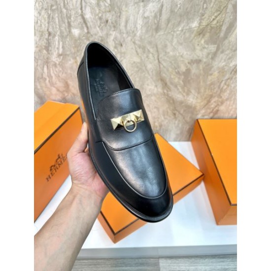 2025秋冬新作 HERMES エルメス メンズ用 ビジネスシューズ これぞ大人の必須アイテム
