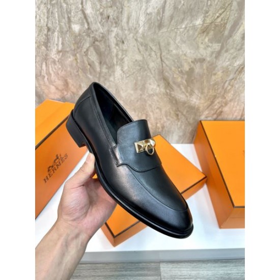 2025秋冬新作 HERMES エルメス メンズ用 ビジネスシューズ これぞ大人の必須アイテム