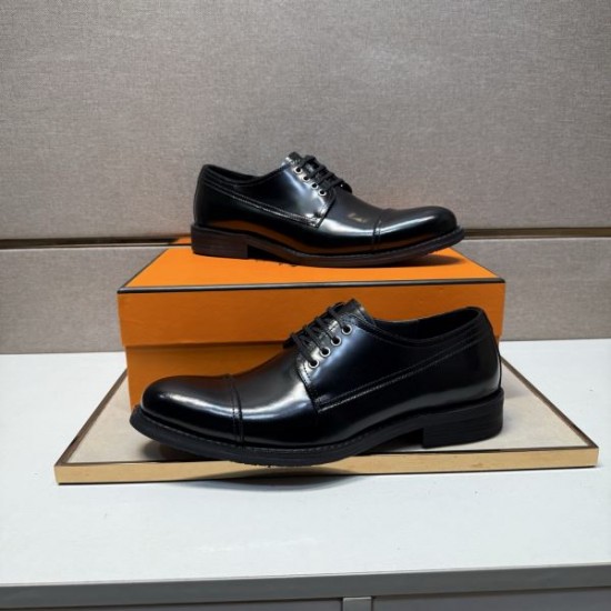 2025秋冬新作 HERMES エルメス メンズ用 ビジネスシューズ VIP割引中の秋冬新作