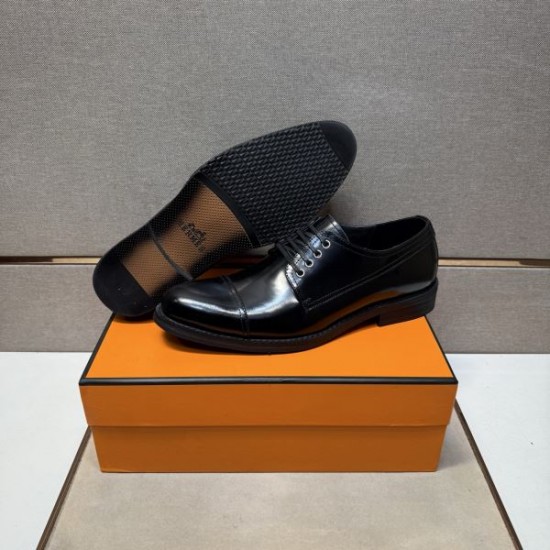 2025秋冬新作 HERMES エルメス メンズ用 ビジネスシューズ VIP割引中の秋冬新作