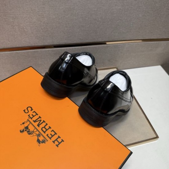 2025秋冬新作 HERMES エルメス メンズ用 ビジネスシューズ VIP割引中の秋冬新作