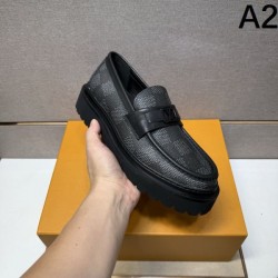 2025秋冬新作 LOUIS VUITTON ルイヴィトン メンズ用 ビジネスシューズ 雑誌掲載の注目モデル