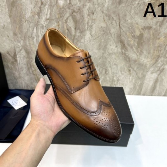 2025秋冬新作 PRADA プラダ メンズ用 ビジネスシューズ 今季注目の新作モデル