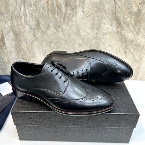 2025秋冬新作 PRADA プラダ メンズ用 ビジネスシューズ 今季注目の新作モデル